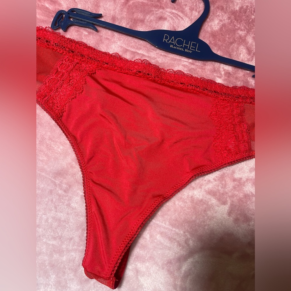Rachel Roy Classy Red Thong - Picture 2 of 5